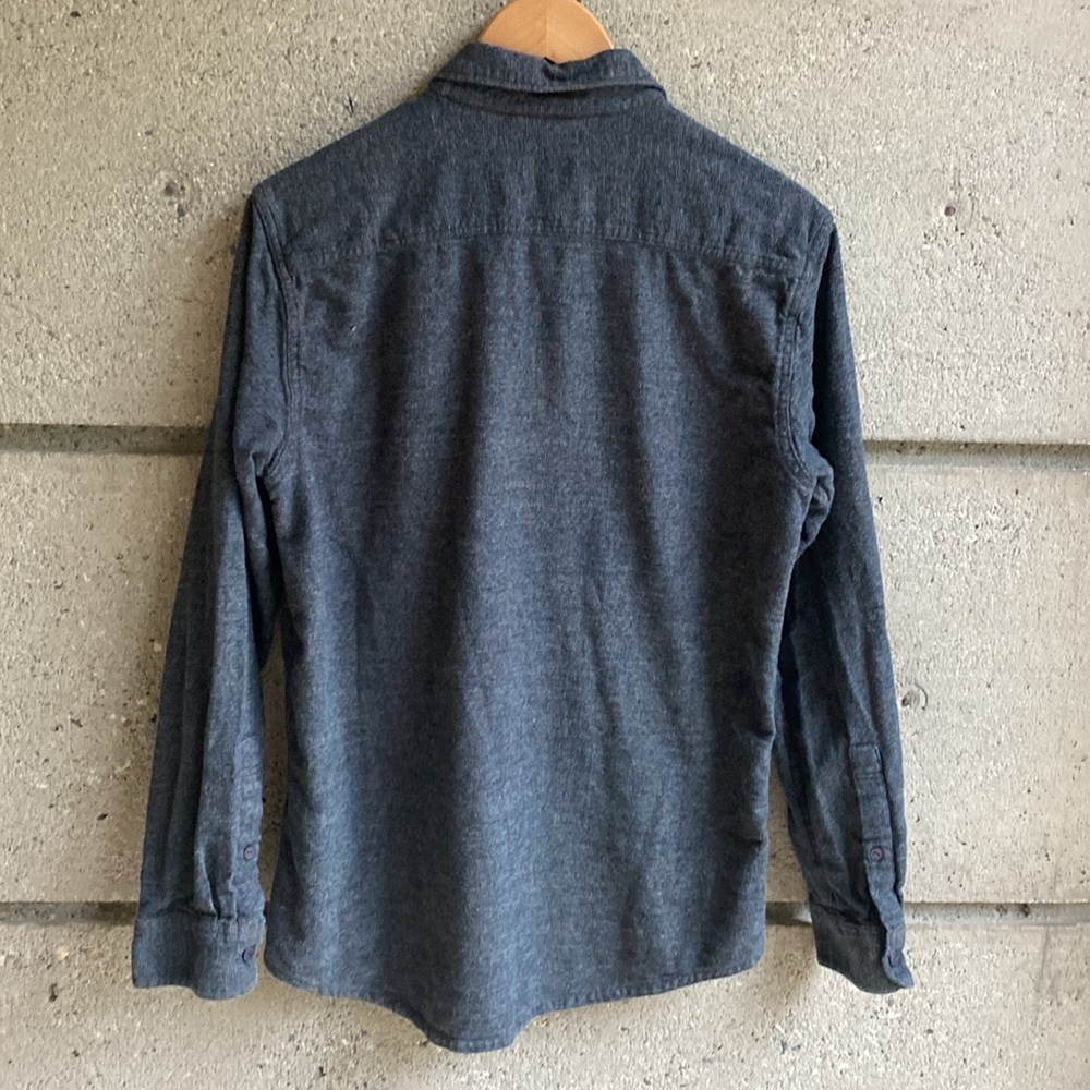 RVCA Mens Flannel Button Shirt - Picture 5 of 7